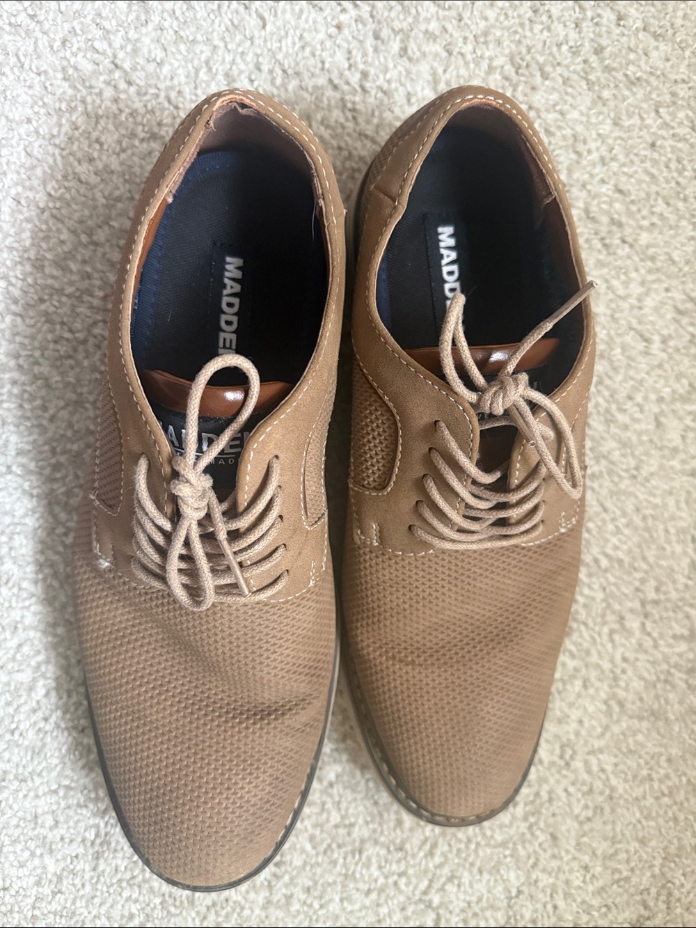 Madden Men’s Tan Casual Lace-Up Shoes